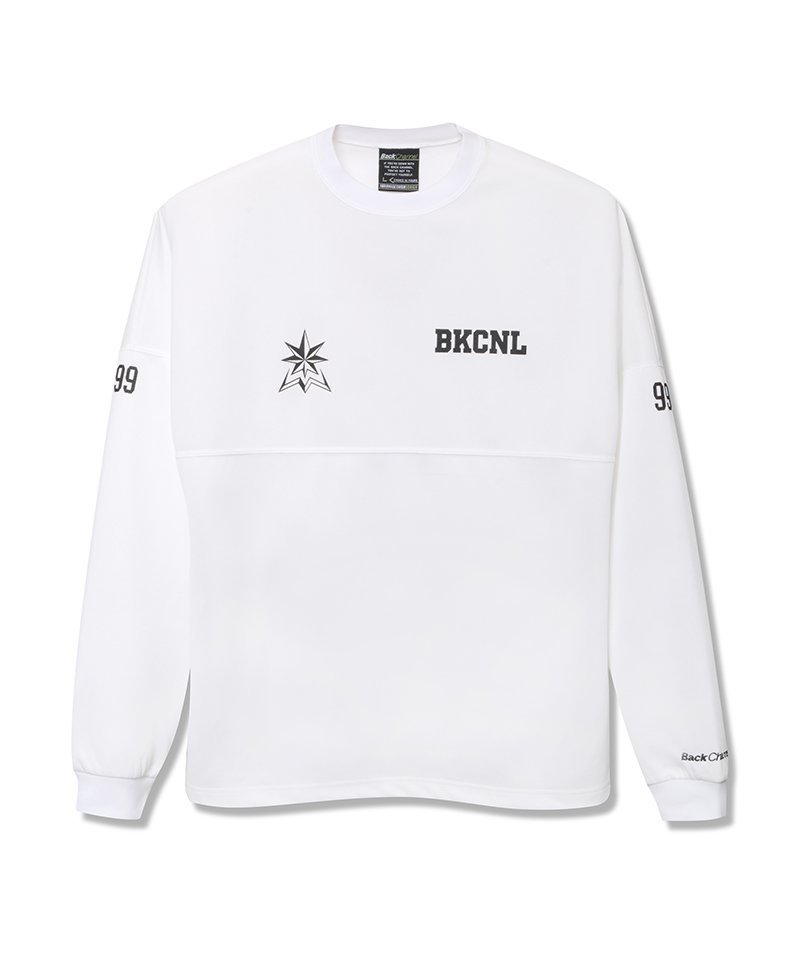 Back Channel- WIDE MESH LONG SLEEVE T - STRANGLE