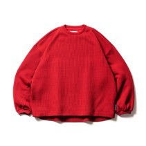 - TIGHT BOOTH - WAFFLE CREW KNIT  2022 F/W