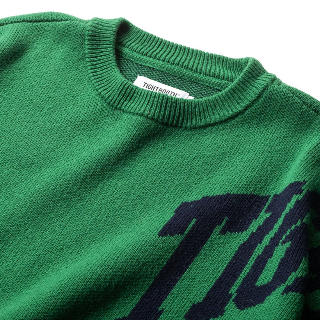 TIGHT BOOTH- ACID LOGO KNIT SWEATER - STRANGLE