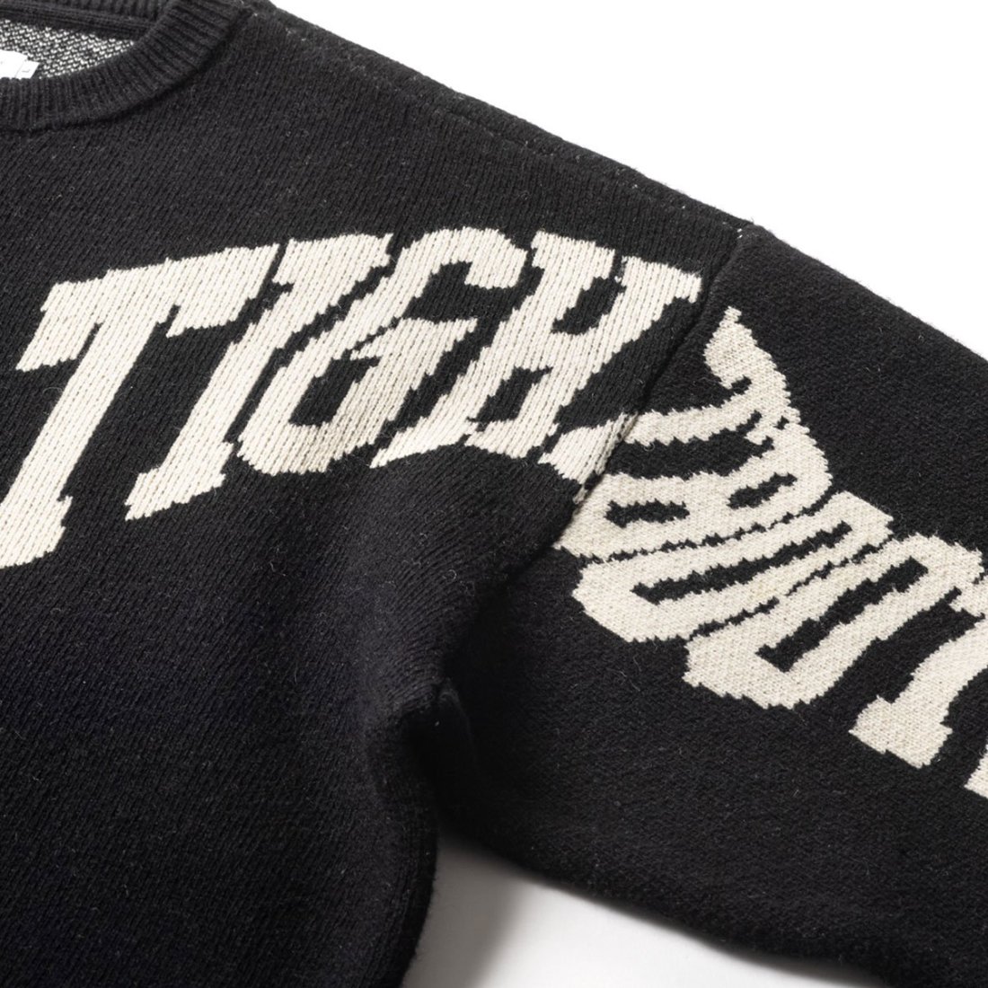 TIGHT BOOTH- ACID LOGO KNIT SWEATER - STRANGLE