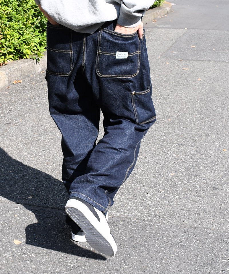 Back Channel- DENIM PAINTER PANTS 2022 F/W - STRANGLE