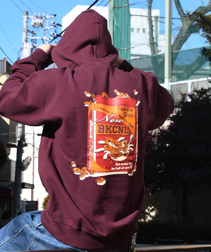 -Back Channel- CEREAL PULLOVER PARKA - STRANGLE