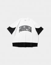 トップス TIGHTBOOTH/COLLEGE DOBBY S/S T-SHIRT TIGHT BOOTH- COLLEGE DOBBY S/S T-SHIRT - STRANGLE