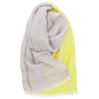 <b>LAPUAN KANKURIT</b><br>TSAVO scarf 70x200cm<br>6/linen-yellow