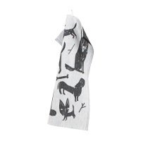 <b>LAPUAN KANKURIT</b><br>KOIRAPUISTO towel 35x50cm<br>69/white-black