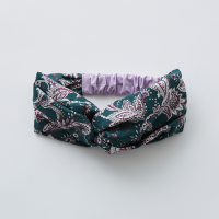 <b>eLfinFolk</b></br>21ss Leaf paisley turban<br>green