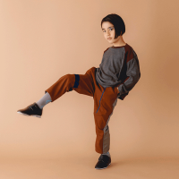 <b>nunuforme</b><br>22aw トリコロールパンツ<br>Brown<img class='new_mark_img2' src='https://img.shop-pro.jp/img/new/icons1.gif' style='border:none;display:inline;margin:0px;padding:0px;width:auto;' />