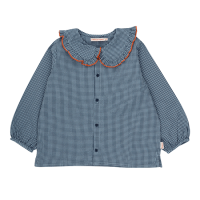 <b>tinycottons</b></br>22aw CHECK SHIRT<br>grey/light navy<img class='new_mark_img2' src='https://img.shop-pro.jp/img/new/icons1.gif' style='border:none;display:inline;margin:0px;padding:0px;width:auto;' />