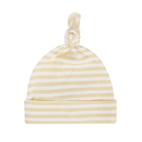 <b>QUINCY MAE</b><br>23ss KNOTTED BABY HAT | YELLOW STRIPE<br>YELLOW-STRIPE<img class='new_mark_img2' src='https://img.shop-pro.jp/img/new/icons1.gif' style='border:none;display:inline;margin:0px;padding:0px;width:auto;' />
