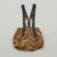 <b>eLfinFolk</b></br>23aw AuRora tarina printed Suspenders bloomers<br>camel<img class='new_mark_img2' src='https://img.shop-pro.jp/img/new/icons1.gif' style='border:none;display:inline;margin:0px;padding:0px;width:auto;' />
