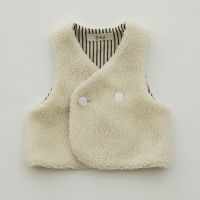 <b>eLfinFolk</b></br>23aw Sheep boa baby vest (reversible)<br>ivory <img class='new_mark_img2' src='https://img.shop-pro.jp/img/new/icons1.gif' style='border:none;display:inline;margin:0px;padding:0px;width:auto;' />