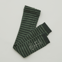 <b>eLfinFolk</b></br>23aw StripeLOGO Leggins<br>green 