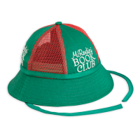 <b>mini rodini</b><br>23ss Book club mesh sun hat<br>Green