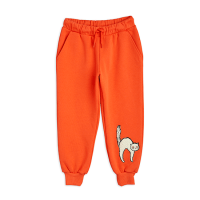 <b>mini rodini</b><br>23aw Angry cat application sweatpants<br>Red<img class='new_mark_img2' src='https://img.shop-pro.jp/img/new/icons1.gif' style='border:none;display:inline;margin:0px;padding:0px;width:auto;' />