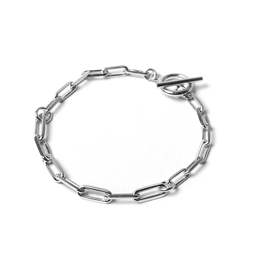 YArKA/ヤーカ】silver925 long oval chain bracelet [LVO]/オーバル