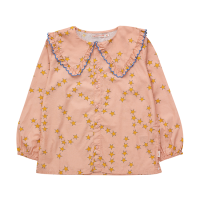 <b>tinycottons</b></br>23aw TINY STARS FRILL COLLAR SHIRT<br>peach<img class='new_mark_img2' src='https://img.shop-pro.jp/img/new/icons1.gif' style='border:none;display:inline;margin:0px;padding:0px;width:auto;' />