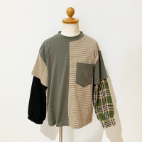 <b>THE PARK SHOP</b></br>23aw MIX POCKET SHIRTS<br>OLIVE <img class='new_mark_img2' src='https://img.shop-pro.jp/img/new/icons1.gif' style='border:none;display:inline;margin:0px;padding:0px;width:auto;' />