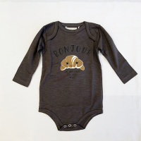 <b>MONSIEUR MINI</b><br>23aw Onesie ”croissant” placment<br>Forged iron <img class='new_mark_img2' src='https://img.shop-pro.jp/img/new/icons1.gif' style='border:none;display:inline;margin:0px;padding:0px;width:auto;' />