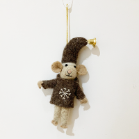 <b>Merrymerry</b><br>Snow mouse brother ornament<br>Mocha<img class='new_mark_img2' src='https://img.shop-pro.jp/img/new/icons1.gif' style='border:none;display:inline;margin:0px;padding:0px;width:auto;' />