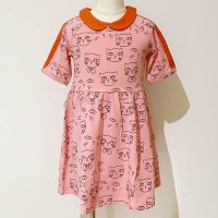 <b>MINI RODINI</b><br>24ss CATHLETHES AOP SS DRESS<br>Pink<img class='new_mark_img2' src='https://img.shop-pro.jp/img/new/icons1.gif' style='border:none;display:inline;margin:0px;padding:0px;width:auto;' />