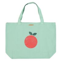 <b>piupiuchick</b></br>24ss XL bag<br>green w/ print