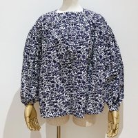 <b>HAVERSACK</b><br>24ss Leaf comouflage blouse<br>59 Navy