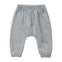<b>QUINCY MAE</b><br>24ss WOVEN PANT<br>BLUE-GINGHAM<img class='new_mark_img2' src='https://img.shop-pro.jp/img/new/icons1.gif' style='border:none;display:inline;margin:0px;padding:0px;width:auto;' />
