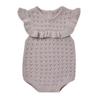 <b>QUINCY MAE</b><br>24ss POINTELLE RUFFLE ROMPER<br>LAVENDER<img class='new_mark_img2' src='https://img.shop-pro.jp/img/new/icons1.gif' style='border:none;display:inline;margin:0px;padding:0px;width:auto;' />
