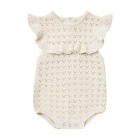 <b>QUINCY MAE</b><br>24ss POINTELLE RUFFLE ROMPER<br>NATURAL<img class='new_mark_img2' src='https://img.shop-pro.jp/img/new/icons1.gif' style='border:none;display:inline;margin:0px;padding:0px;width:auto;' />