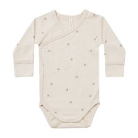 <b>QUINCY MAE</b><br>24ss SIDE SNAP BODYSUIT<br>NATURAL-BEES<img class='new_mark_img2' src='https://img.shop-pro.jp/img/new/icons1.gif' style='border:none;display:inline;margin:0px;padding:0px;width:auto;' />