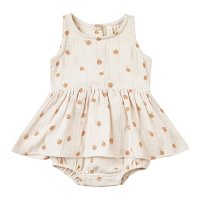 <b>QUINCY MAE</b><br>24ss SKIRTED TANK ROMPER <br>ORANGES