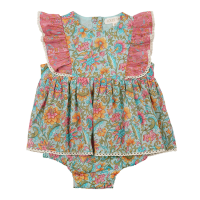 <b>LOUISE MISHA</b></br>24ss Rompers Lena<br>Water Riverside Flowers - Pink Mallow Romance