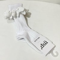 <b>mp Denmark</b></br>24ss Lisa socks lace</br>White