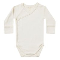 <b>QUINCY MAE</b><br>24ss SIDE SNAP BODYSUIT || IVORY<br>IVORY