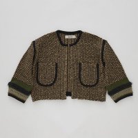 <b>eLfinFolk</b></br>24aw Slayit Yarn Knit Jacket<br>camel