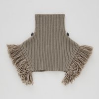 <b>eLfinFolk</b></br>24aw Rib knit Knights Cape<br>beige