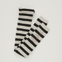 <b>eLfinFolk</b></br>24aw Wide Stripe  LOGO Leggings<br>ivoryblack