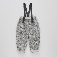 <b>eLfinFolk</b></br>24aw Magic Spell print Cotton Viyella Suspenders Pants