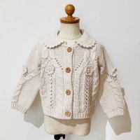 <b>LOUISE MISHA</b></br>24aw Cardigan Louny<br>Cream<img class='new_mark_img2' src='https://img.shop-pro.jp/img/new/icons1.gif' style='border:none;display:inline;margin:0px;padding:0px;width:auto;' />