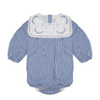 <b>ټȯ䳫ϡ<br>LOUISE MISHA</b></br>24aw Rompers Ilaria<br>Blue Sonnet Vichy<img class='new_mark_img2' src='https://img.shop-pro.jp/img/new/icons1.gif' style='border:none;display:inline;margin:0px;padding:0px;width:auto;' />
