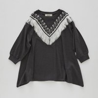 <b>7/29 12〜䳫ϡ<br>eLfinFolk</b></br>24aw ZigZag Fringe Long Tee<br>charcoal<img class='new_mark_img2' src='https://img.shop-pro.jp/img/new/icons1.gif' style='border:none;display:inline;margin:0px;padding:0px;width:auto;' />