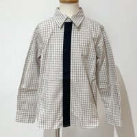 <b>ARCH&LINE</b></br>24aw OG CHECK KNIT TIE<br>c/#12 OFF WHITE