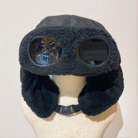 <b>THE PARK SHOP</b></br>24aw FLIGHT GOGGLE CAP<br>BLACK<img class='new_mark_img2' src='https://img.shop-pro.jp/img/new/icons1.gif' style='border:none;display:inline;margin:0px;padding:0px;width:auto;' />