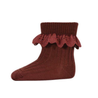 <b>mp Denmark</b>24aw Lea socks-lace<br>Hot Chocolate<img class='new_mark_img2' src='https://img.shop-pro.jp/img/new/icons1.gif' style='border:none;display:inline;margin:0px;padding:0px;width:auto;' />