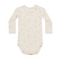 <b>QUINCY MAE</b><br>24aw BAMBOO LONG SLEEVE BODYSUIT || TWINKLE <br>NATURAL<img class='new_mark_img2' src='https://img.shop-pro.jp/img/new/icons1.gif' style='border:none;display:inline;margin:0px;padding:0px;width:auto;' />