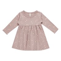 <b>QUINCY MAE</b><br>24aw LONG SLEEVE BABY DRESS || BUTTERFLIES<br>MAUVE<img class='new_mark_img2' src='https://img.shop-pro.jp/img/new/icons1.gif' style='border:none;display:inline;margin:0px;padding:0px;width:auto;' />