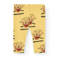 <b>The Animals Observatory</b></br>25ss Penguin Leggings<br>Yellow Logo