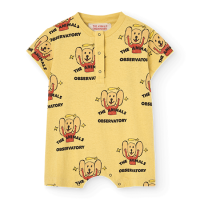 <b>The Animals Observatory</b></br>25ss Goose Short Jumpsuit<br>Yellow Logo<img class='new_mark_img2' src='https://img.shop-pro.jp/img/new/icons1.gif' style='border:none;display:inline;margin:0px;padding:0px;width:auto;' />