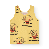 <b>The Animals Observatory</b></br>25ss Macaque Tank Top<br>Yellow Logo<img class='new_mark_img2' src='https://img.shop-pro.jp/img/new/icons1.gif' style='border:none;display:inline;margin:0px;padding:0px;width:auto;' />