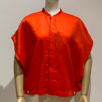 <b>HAVERSACK</b><br>25ss Ramine satin blouse<br>18/Orange<img class='new_mark_img2' src='https://img.shop-pro.jp/img/new/icons1.gif' style='border:none;display:inline;margin:0px;padding:0px;width:auto;' />